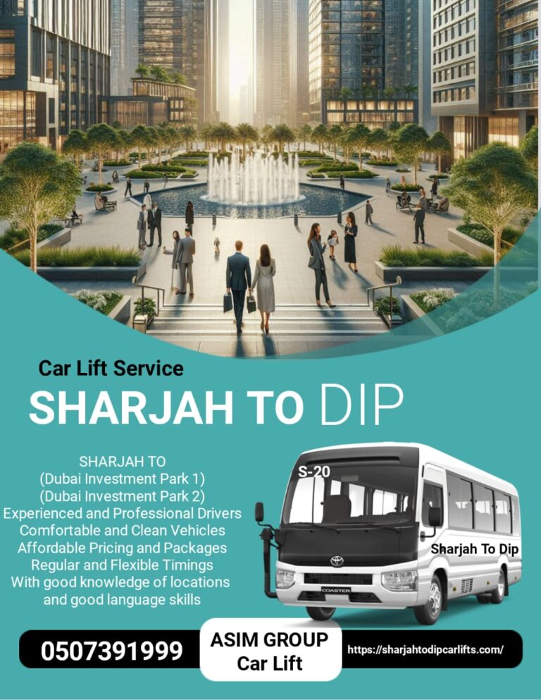 Sharjah to D.I.P Car lift